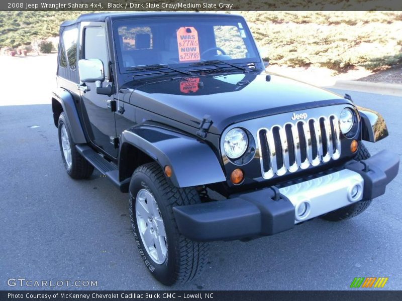 Black / Dark Slate Gray/Medium Slate Gray 2008 Jeep Wrangler Sahara 4x4