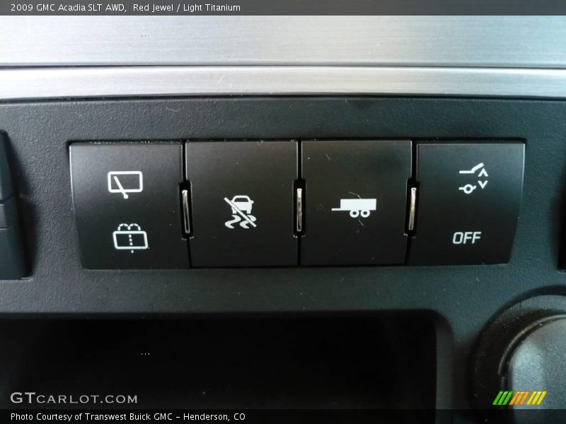 Red Jewel / Light Titanium 2009 GMC Acadia SLT AWD