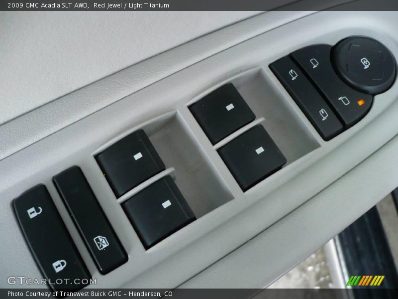 Red Jewel / Light Titanium 2009 GMC Acadia SLT AWD