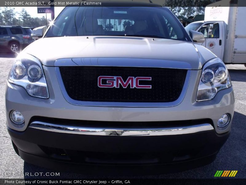 Gold Mist Metallic / Cashmere 2010 GMC Acadia SLT