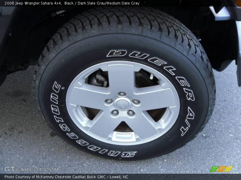 Black / Dark Slate Gray/Medium Slate Gray 2008 Jeep Wrangler Sahara 4x4