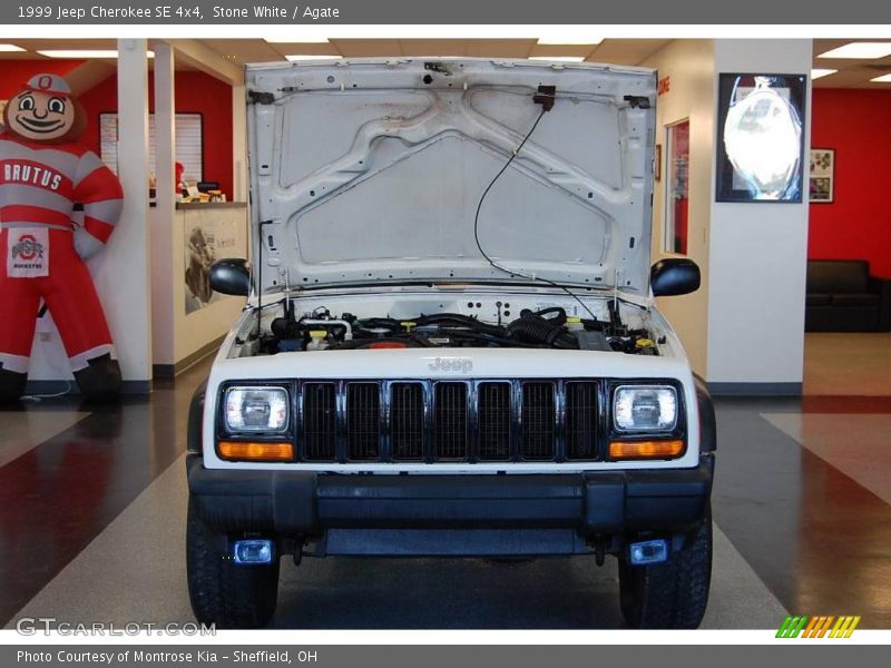 Stone White / Agate 1999 Jeep Cherokee SE 4x4
