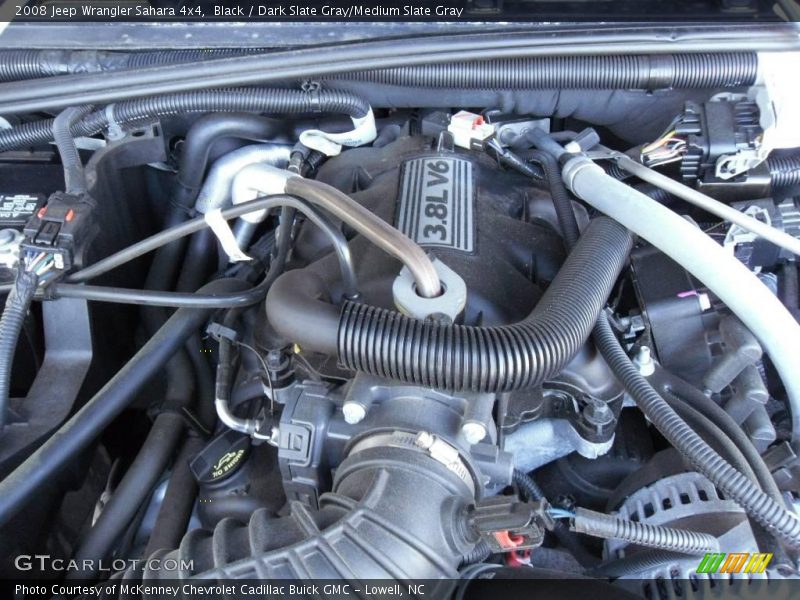 Black / Dark Slate Gray/Medium Slate Gray 2008 Jeep Wrangler Sahara 4x4