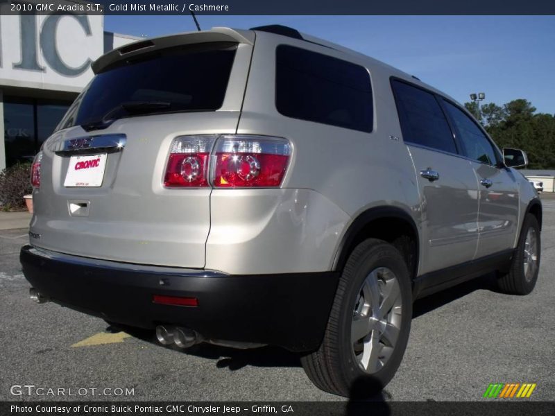 Gold Mist Metallic / Cashmere 2010 GMC Acadia SLT
