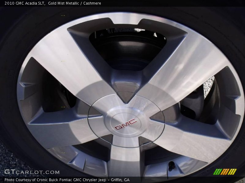 Gold Mist Metallic / Cashmere 2010 GMC Acadia SLT