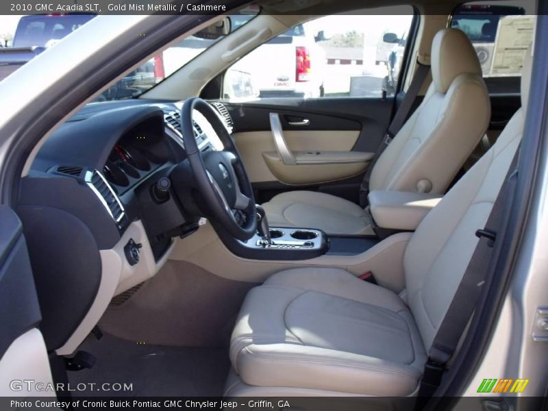 Gold Mist Metallic / Cashmere 2010 GMC Acadia SLT