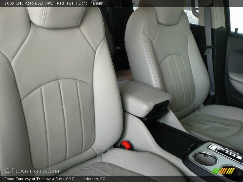 Red Jewel / Light Titanium 2009 GMC Acadia SLT AWD