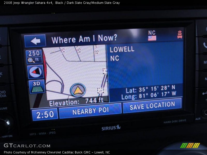 Black / Dark Slate Gray/Medium Slate Gray 2008 Jeep Wrangler Sahara 4x4
