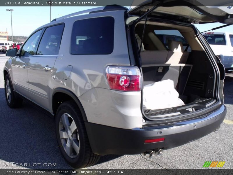 Gold Mist Metallic / Cashmere 2010 GMC Acadia SLT