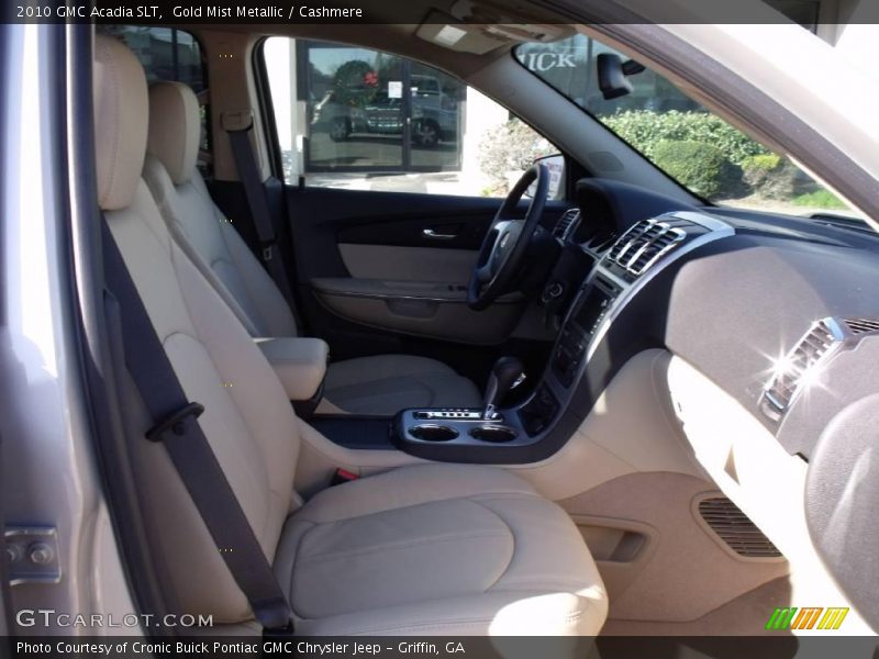 Gold Mist Metallic / Cashmere 2010 GMC Acadia SLT