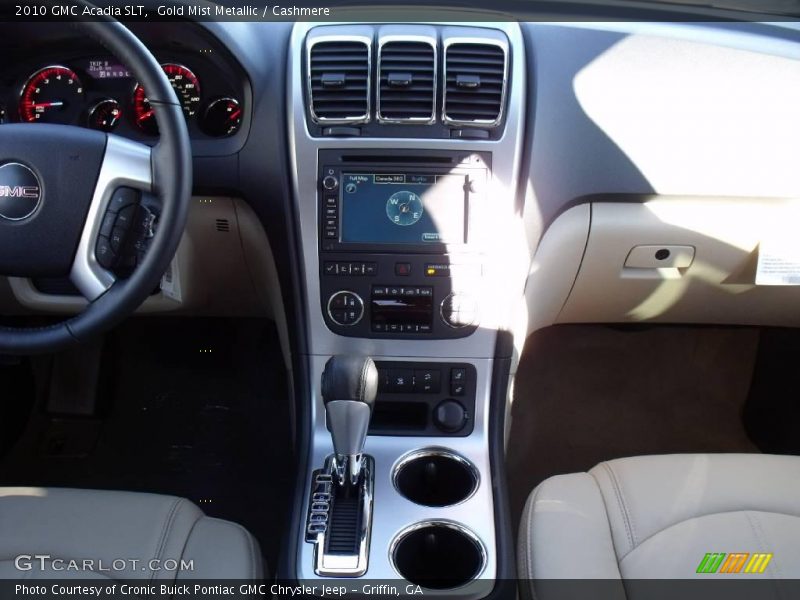 Gold Mist Metallic / Cashmere 2010 GMC Acadia SLT