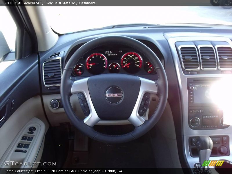 Gold Mist Metallic / Cashmere 2010 GMC Acadia SLT
