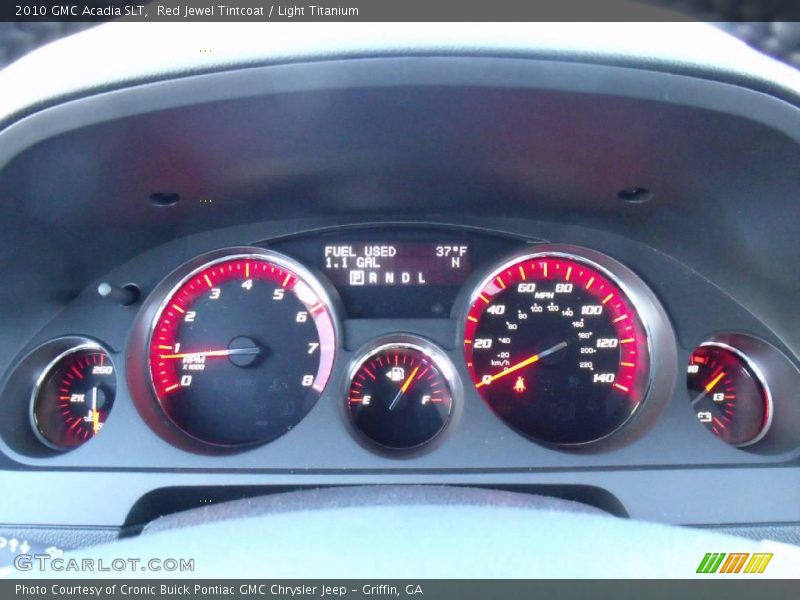 Red Jewel Tintcoat / Light Titanium 2010 GMC Acadia SLT