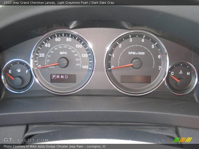 Light Graystone Pearl / Dark Slate Gray 2010 Jeep Grand Cherokee Laredo