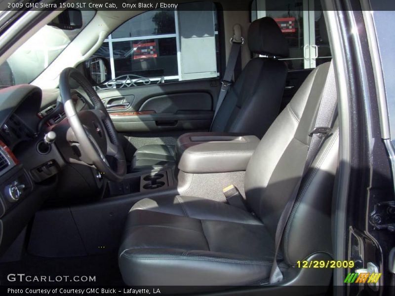 Onyx Black / Ebony 2009 GMC Sierra 1500 SLT Crew Cab