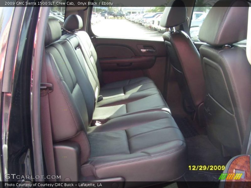 Onyx Black / Ebony 2009 GMC Sierra 1500 SLT Crew Cab
