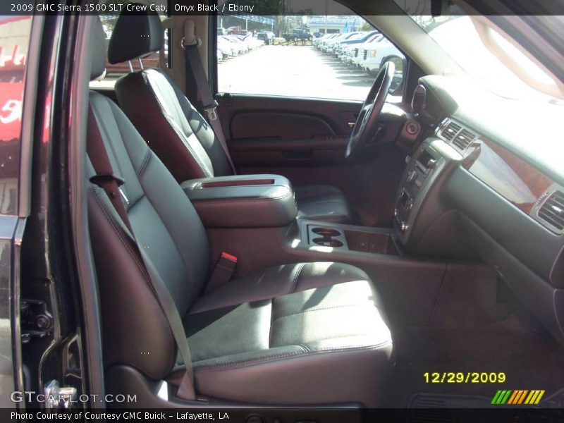Onyx Black / Ebony 2009 GMC Sierra 1500 SLT Crew Cab