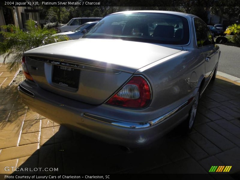 Platinum Silver Metallic / Charcoal 2004 Jaguar XJ XJ8