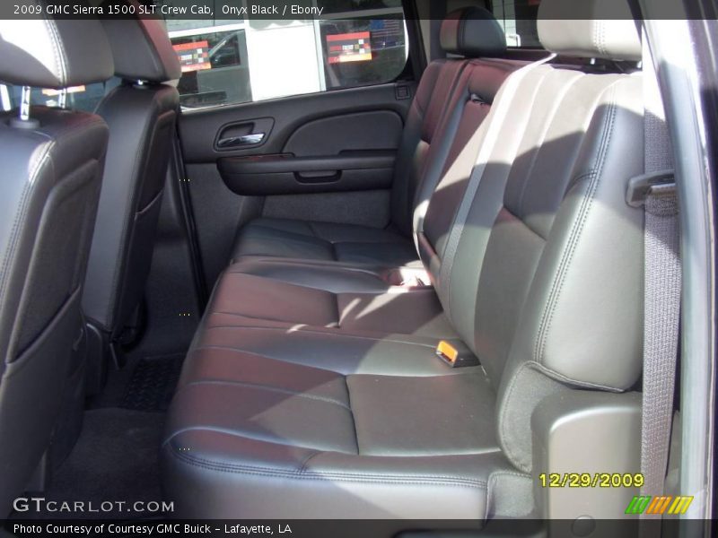 Onyx Black / Ebony 2009 GMC Sierra 1500 SLT Crew Cab