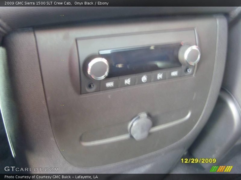 Onyx Black / Ebony 2009 GMC Sierra 1500 SLT Crew Cab