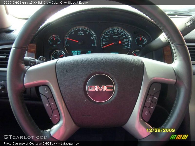 Onyx Black / Ebony 2009 GMC Sierra 1500 SLT Crew Cab