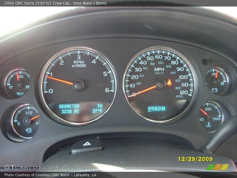 Onyx Black / Ebony 2009 GMC Sierra 1500 SLT Crew Cab