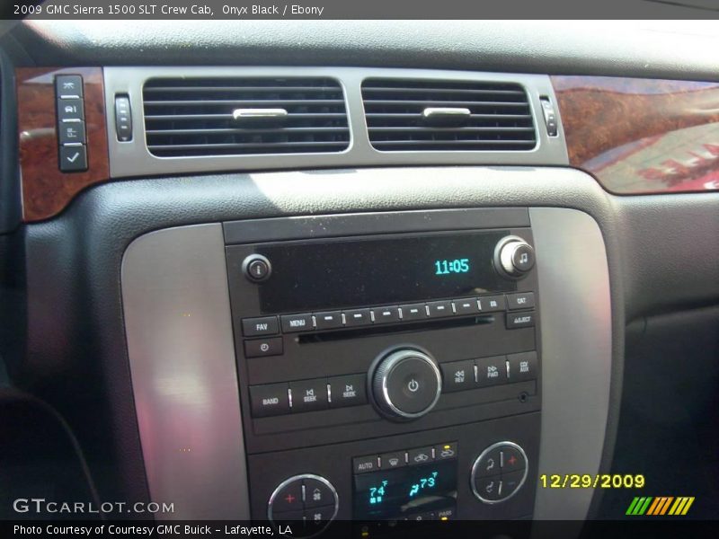 Onyx Black / Ebony 2009 GMC Sierra 1500 SLT Crew Cab