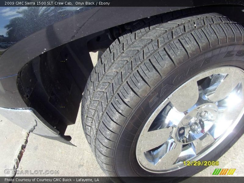 Onyx Black / Ebony 2009 GMC Sierra 1500 SLT Crew Cab