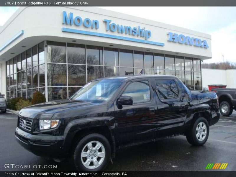 Formal Black / Gray 2007 Honda Ridgeline RTS