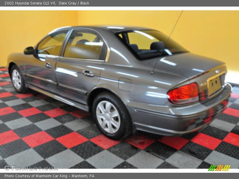 Slate Gray / Black 2002 Hyundai Sonata GLS V6