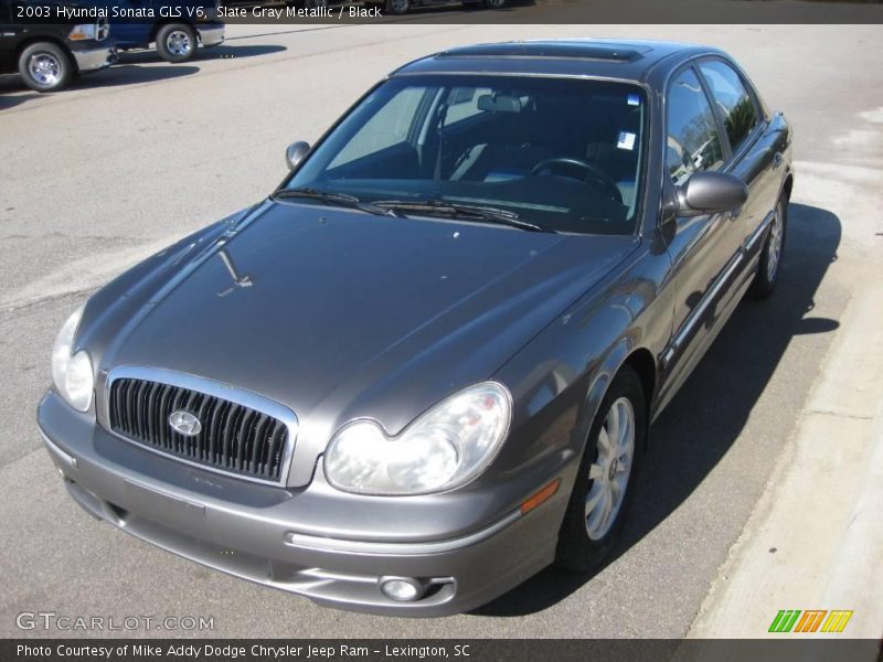 Slate Gray Metallic / Black 2003 Hyundai Sonata GLS V6