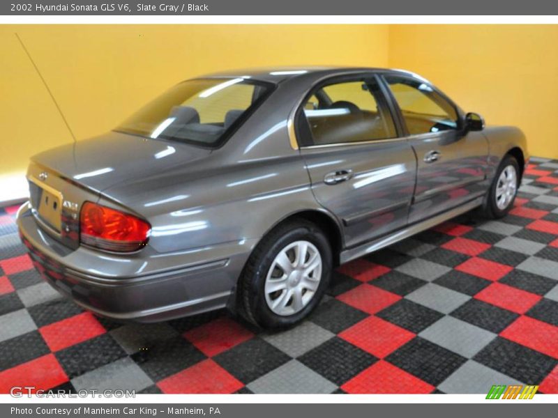 Slate Gray / Black 2002 Hyundai Sonata GLS V6