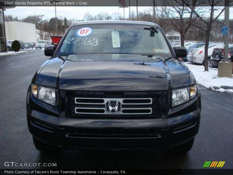 Formal Black / Gray 2007 Honda Ridgeline RTS