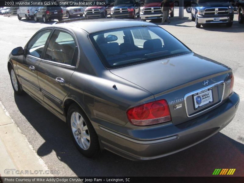 Slate Gray Metallic / Black 2003 Hyundai Sonata GLS V6