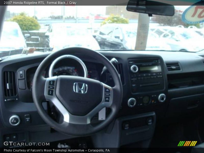 Formal Black / Gray 2007 Honda Ridgeline RTS