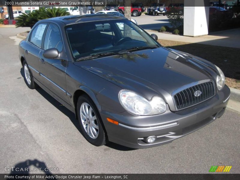 Slate Gray Metallic / Black 2003 Hyundai Sonata GLS V6