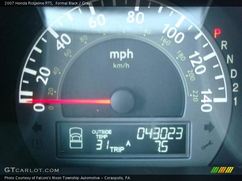 Formal Black / Gray 2007 Honda Ridgeline RTS
