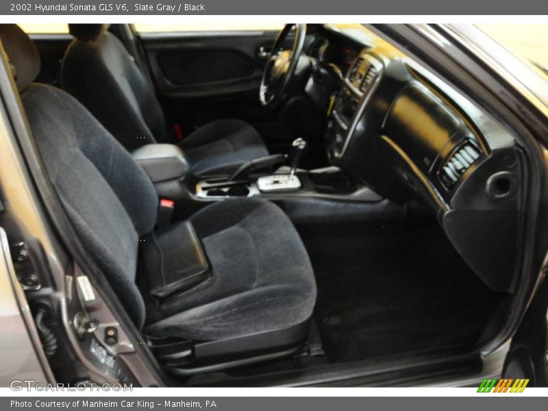 Slate Gray / Black 2002 Hyundai Sonata GLS V6