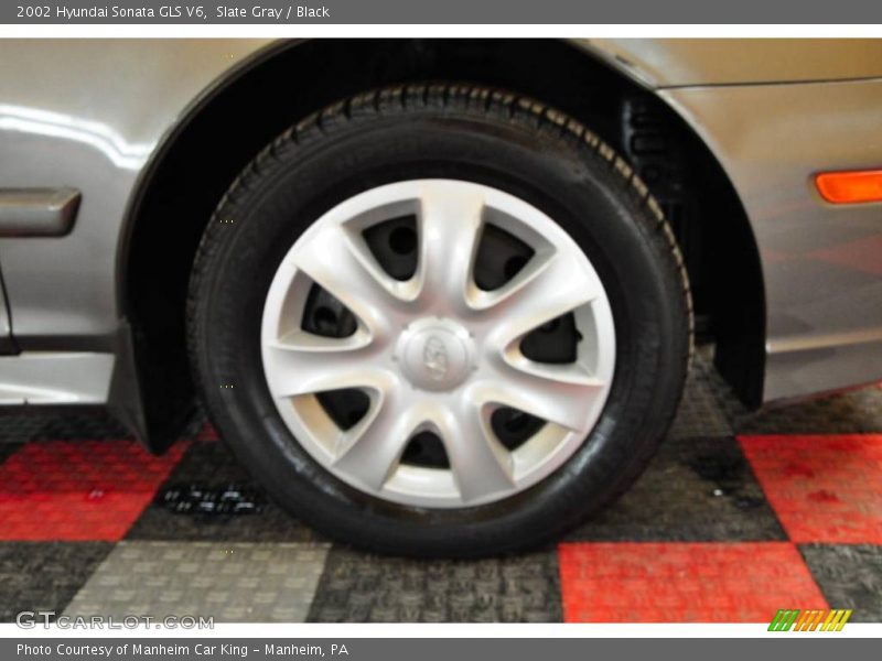 Slate Gray / Black 2002 Hyundai Sonata GLS V6