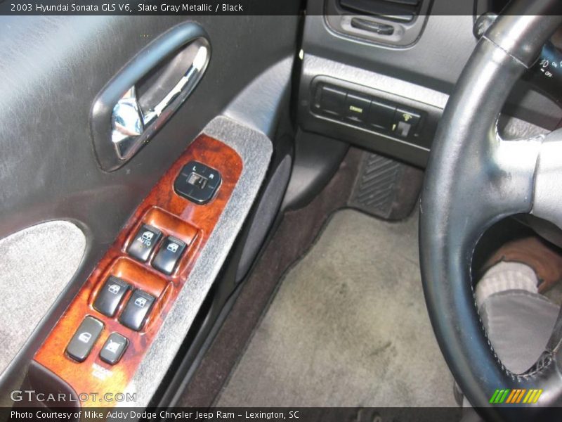 Slate Gray Metallic / Black 2003 Hyundai Sonata GLS V6
