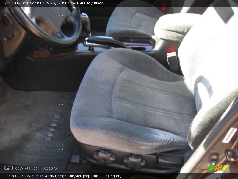 Slate Gray Metallic / Black 2003 Hyundai Sonata GLS V6