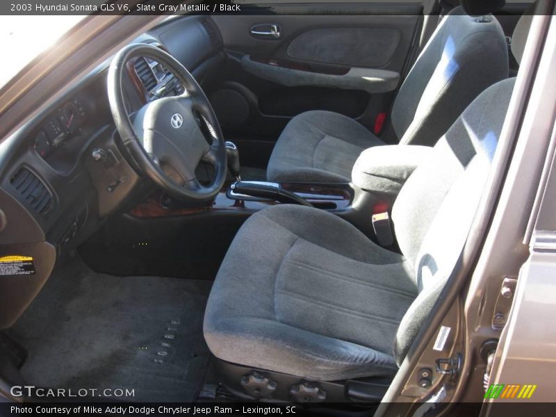 Slate Gray Metallic / Black 2003 Hyundai Sonata GLS V6