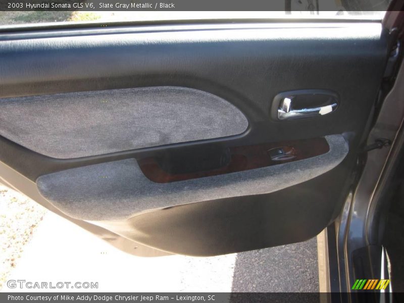 Slate Gray Metallic / Black 2003 Hyundai Sonata GLS V6