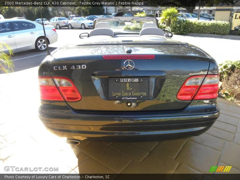 Tectite Grey Metallic / Pebble Nappa 2003 Mercedes-Benz CLK 430 Cabriolet
