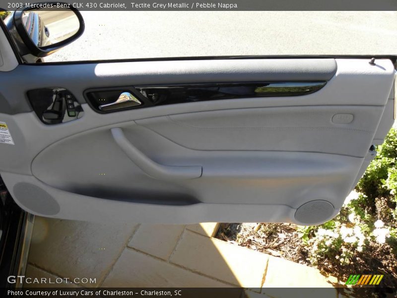 Tectite Grey Metallic / Pebble Nappa 2003 Mercedes-Benz CLK 430 Cabriolet