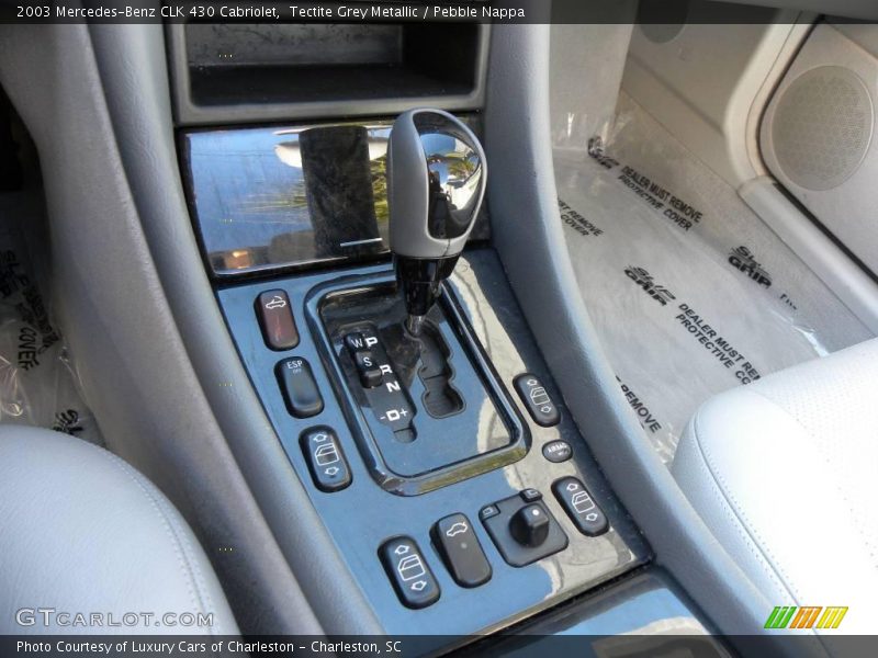 Tectite Grey Metallic / Pebble Nappa 2003 Mercedes-Benz CLK 430 Cabriolet