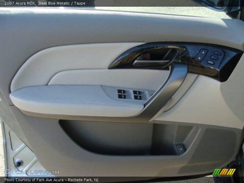 Steel Blue Metallic / Taupe 2007 Acura MDX