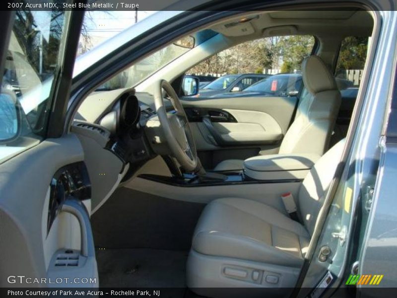 Steel Blue Metallic / Taupe 2007 Acura MDX