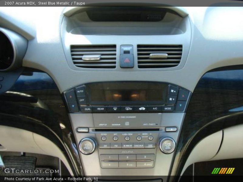 Steel Blue Metallic / Taupe 2007 Acura MDX