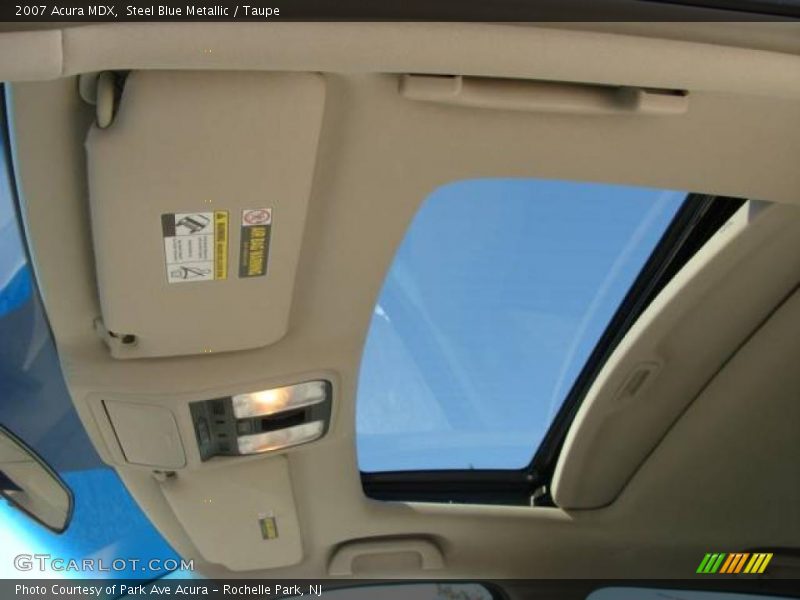 Steel Blue Metallic / Taupe 2007 Acura MDX
